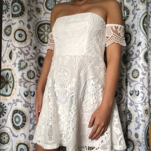 white forever 21 dress